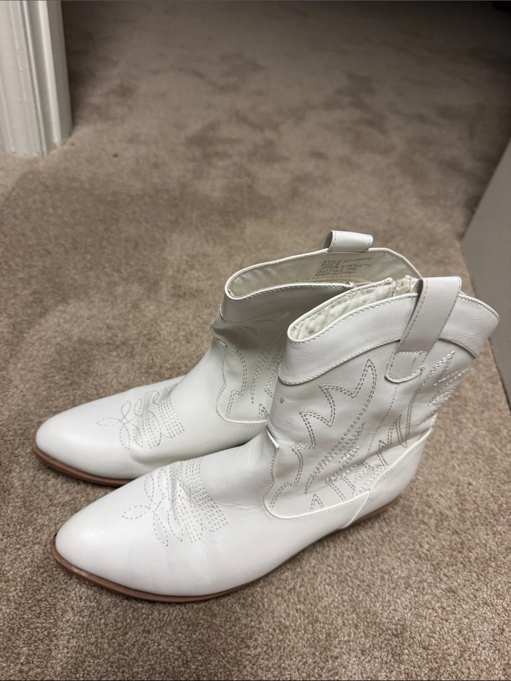 White booties